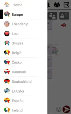 Europe Chat android App screenshot 2